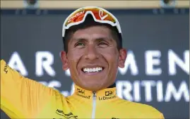  ?? (Photos S. Botella, L. Boutria, V. Curutchet et AFP) ?? Nairo Quintana, vainqueur l’an passé (ci-dessus), aura fort à faire pour conserver son titre face à Thibaut Pinot, Jakob Fuglsang, Greg Van Avermaet, ou Geraint Thomas (ci-contre). Entre autres !