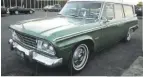  ??  ?? A 1964 Studebaker Daytona Wagonnaire was one of the standout US classics.