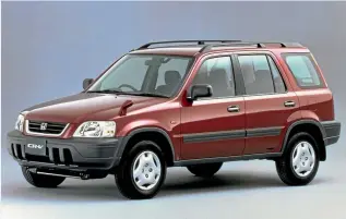  ??  ?? Think the CR-V was Honda’s first SUV? Wrong. It was its fourth.