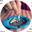  ??  ?? Smokers are twice as likely to lose their sight