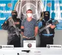  ?? FOTO: EL HERALDO ?? “Androide” fue capturado por agentes de la FNAMP.