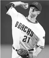  ?? JOE CAMPOREALE, USA TODAY SPORTS ?? Zack Greinke had a 4.37 ERA in his first year with the Diamondbac­ks.