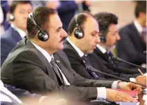  ??  ?? Ahmed Berri, chief of staff of the Free Syrian Army (FSA), attends peace talks in Astana, Kazakhstan. (Reuters)