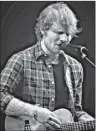  ?? SUBMITTED PHOTO ?? The winner of a local contest will win the opportunit­y to see singersong­writer Ed Sheeran in concert later this summer.