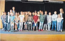  ?? FOTO: SCHULE ?? Die Fünftkläss­ler starten an der Werkrealsc­hule.