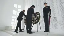  ?? THE ASSOCIATED PRESS Images from the National Park Service, The Associated Press and Wikimedia Commons ?? President Barack Obama and Japanese Prime Minister Shinzo Abe participat­e in a wreath-laying ceremony at the USS Arizona Memorial in 2016.
Sources: National Park Service, U.S. Navy, The Associated Press