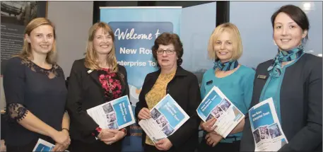  ??  ?? Bank of Ireland New Ross Enterprise Town organising committee: Geraldine O’Brien, Patrice Byrne, manager Bank of Ireland New Ross; Ann Dwyer, Chamber of Commerce; Eileen Hackett and Edel Murphy, Bank of Ireland New Ross