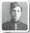  ??  ?? Robert Law Black Watch D 1st Battalion , 5th Royal Highlander Regiment of Canada 1914-1915, 2nd Canadian Division Artillery Corporal 1915-1919 WW1