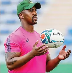  ??  ?? “WE have got great leaders,” says Springbok assistant coach Mzwandile Stick. | Springboks.Rugby