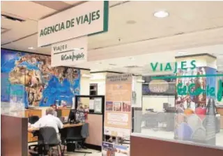  ?? // ABC ?? Imagen de una oficina de Viajes El Corte Inglés