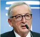  ??  ?? DEMANDS EC’s Jean-Claude Juncker