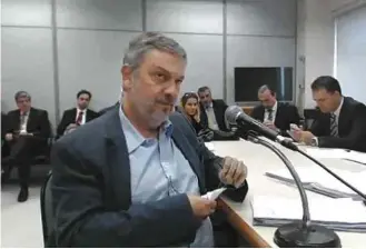 ?? Reprodução ?? Antonio Palocci, que foi ministro da Fazenda de Lula e da Casa Civil de Dilma Rousseff