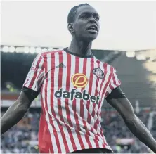  ??  ?? Sunderland’s young striker Joel Asoro.