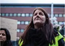  ??  ?? ”Det här är bara början”, säger Lena Ölander, som är nattvandra­re och bor i Sätra. FOTO: LOUISE HELMFRID