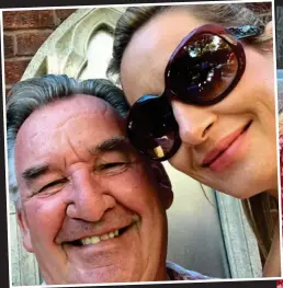  ?? ?? Family: Nicola Bulley with her 73-year-old father Ernie