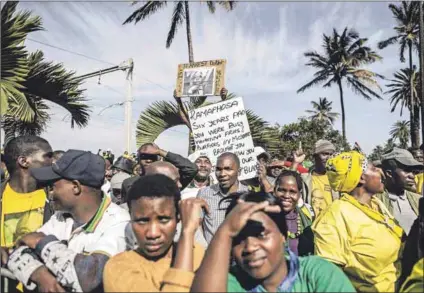  ?? Photo: Gianluigi Guercia/afp ?? Court action: Supporters of those facing corruption charges, such as Jacob Zuma (above), are said to be pushing the idea that certain ANC leaders rejoice in others being accused of such.