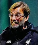  ??  ?? Assessed: Jurgen Klopp