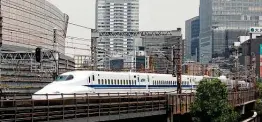  ?? Texas Central Partners ?? Texas Central plans to use Japanese-type Shinkansen trains between Dallas and Houston, but obtaining land for the track is opposed by some land owners.