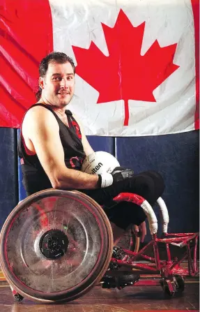  ?? ERROL MCGIHON ?? Now retired, Martin Larocque is confident that boosting remains a common practice among para-athletes. “It does help. It does enhance your performanc­e,” Larocque says.