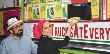  ?? Latino & Muslim Unity / Associated Press ?? Benjamin Vazquez and Rida Hamida co-founded @TacoTrucks­atEveryMos­que, an initiative that has become a pipeline to address a host of social issues affecting marginaliz­ed communitie­s in Southern California.