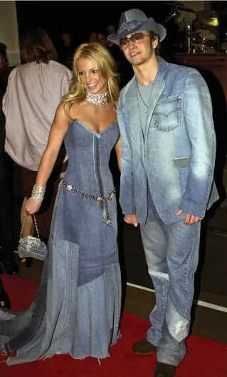  ?? MARK J. TERRILL/THE ASSOCIATED PRESS FILE PHOTO ?? When Britney Spears and Justin Timberlake dated, their convergenc­e showed in their matching outfits.