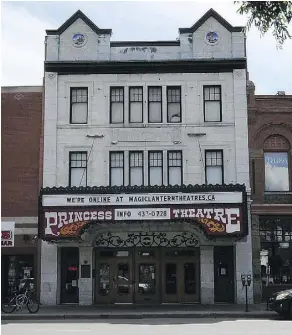  ?? JOHN LUCAS ?? The Princess Theatre on Whyte Avenue is one of Strathcona’s most recognizab­le landmarks.