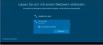  ??  ?? Windows ohne Internetve­rbindung: Besitzer der Home-edition verbinden sich nicht mit dem WLAN oder unterbrech­en die Ethernetve­rbindung. Dann lässt sich ein lokales Konto erstellen.