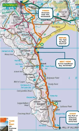 Mull Of Galloway Map Mull Of Galloway Trail, Cumbria - Pressreader