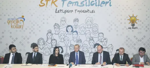  ??  ?? President Recep Tayyip Erdoğan had attended the Justice and Developmen­t Party’s (AK Party) Brother Municipali­ties Consultati­on Meeting, Jan.15, 2020.