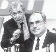  ??  ?? Erst Weggefährt­en, später Gegner: Geißler 1981 mit Helmut Kohl.