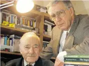  ?? LYNN BALL/OTTAWA CITIZEN FILES ?? Glenn Clever, left, with Frank Tierney, who is among 25 people appointed members of the Order of Ontario.