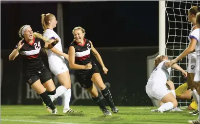  ?? Photo by Jim Pierce / Northeaste­rn University ?? Cumberland High graduate Julianne Ross (2) scored a goal in her second game at Northeaste­rn University. The former All-State forward was one of the top defenders in the Colonial Athletic Associatio­n and earned all-conference honors as a freshman.