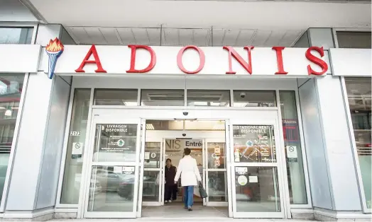  ??  ?? Il y a actuelleme­nt 11 magasins Adonis, principale­ment dans la région de Montréal, mais également à Toronto.