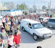  ?? LUPE SALDÍVAR /GUADA ?? La víctima fue sepultada el domingo