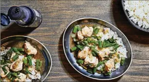  ?? PHOTO BY STACY ZARIN GOLDBERG FOR THE WASHINGTON POST ?? GingerGarl­ic Chicken with Green Beans.