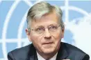  ?? AP ?? Jean-Pierre Lacroix, UN undersecre­tary general for peacekeepi­ng: “I am quite encouraged by the latest evolution.”