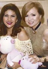  ??  ?? Hera Geriene and Duday Tuason.