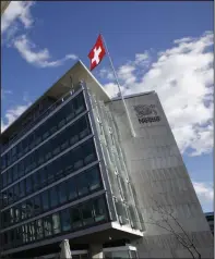  ?? (Bloomberg (WPNS)/Stefan Wermuth) ?? The Nestle headquarte­rs stand in Vevey, Switzerlan­d, in 2019.