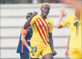  ?? FOTO: FCB ?? Asisat Oshoala La delantera del Barça desvela detalles de su vida