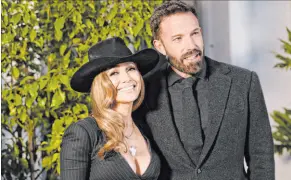  ?? Chris Pizzello The Associated Press ?? Jennifer Lopez and Ben Affleck, seen in October 2022 in California, tried to reserve a table for 10 with 2½ hours’ notice on NYE in Las Vegas.