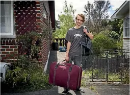  ?? PHOTO: ROSA WOODS/ STUFF ?? Liam Furey isn’t letting his autism get in the way of his dreams as he prepares to defy the prediction­s of child psychologi­sts and move out of home to go study music.