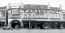  ?? PHOTO: ALEXANDER TURNBULL LIBRARY/REF PA6-017 ?? The Courtenay Place venue in 1923.