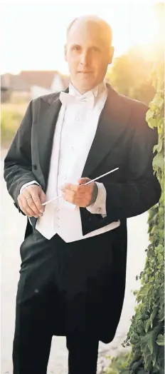  ?? FOTO: ATTILA VARGA/TONHALLE ?? Der Dirigent György Mészáros.