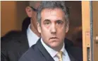  ?? MARY ALTAFFER/AP ?? Michael Cohen