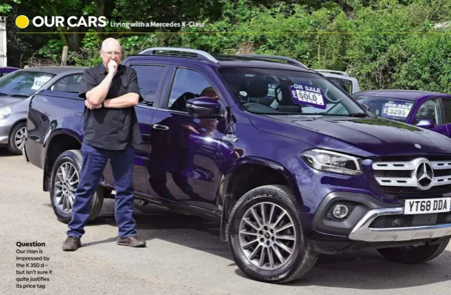  ??  ?? Question Our man is impressed by the X 350 d – but isn’t sure it quite justifies its price tag