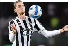  ?? GETTY IMAGES ?? Adrien Rabiot, 26 anni, centrocamp­ista francese