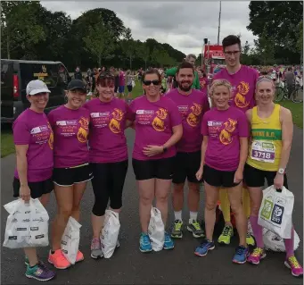  ??  ?? Boyne AC members at the Frank Duffy 10-mile race.