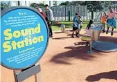  ?? AMY BETH BENNETT/STAFF PHOTOGRAPH­ER ?? Children explore the Sound Station at the Museum of Discovery Science in Fort Lauderdale.