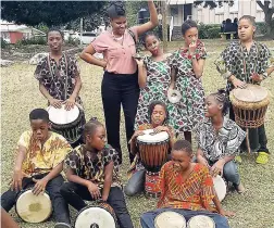  ??  ?? Liguanea Prep’s drumming group – the JCDC bronze medal parish finalists.