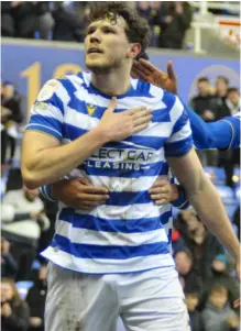  ?? ?? Tom Holmes after scoring against Hull Picture: Steve Smyth